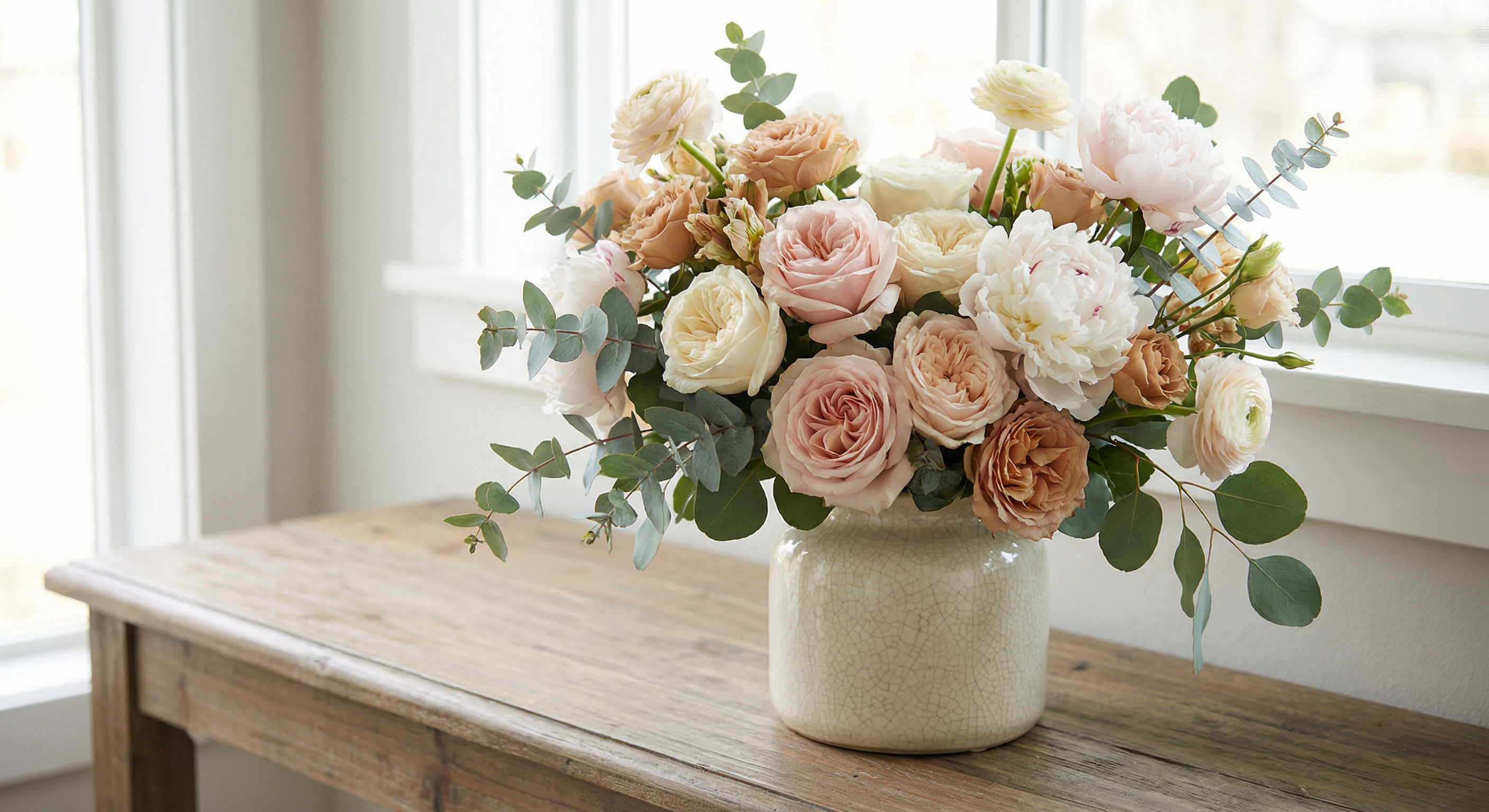 Mixed flower arrangement